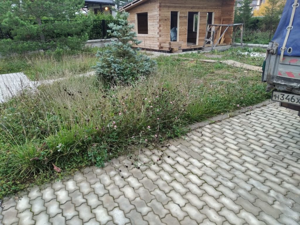 Покос, сбор и вывоз. Одинцовский район, село Акулово
