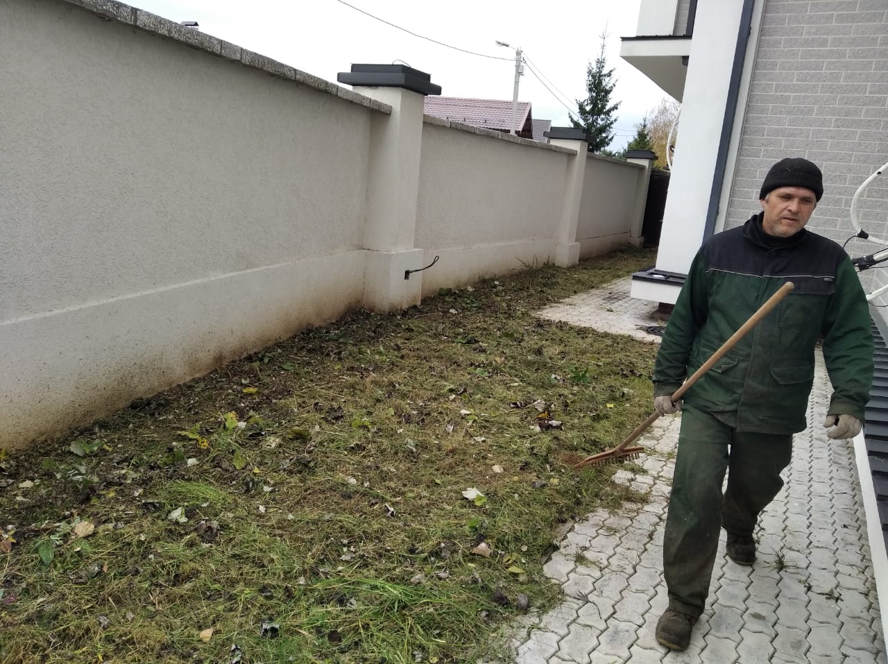 Покос, сбор и вывоз. Одинцовский район, село Акулово